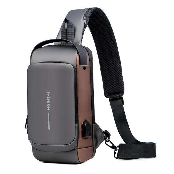 Custom Unisex Smart Lightweight Crossbody Chest Bag Waterproof Cross Bum Fanny Pack Anti Theft