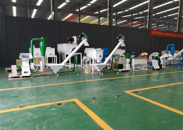 0.5-1t/h Small Feed Mill Plant for Cattle Chicken Pig