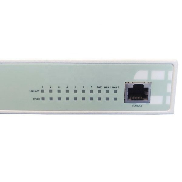 FortiGate-60F Network Firewall with 10x GE RJ45 Ports, 1.4 Gbps IPS Throughput, and 700,000 Concurrent Sessions