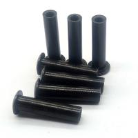 M4 Parties de fraisage CNC Noir Aluminium filé