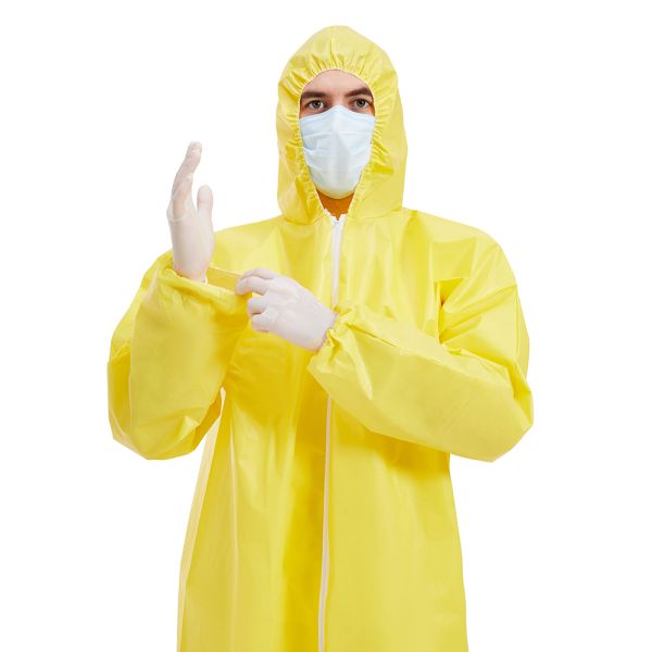 TUV Non Woven Protective Clothing , OEM Lightweight Disposable Coveralls