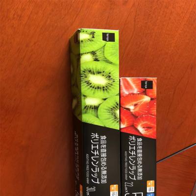 O rolo do envoltório do alimento do Pe adere-se o filme 30cm*100m para o empacotamento plástico fresco de Eco do alimento do fechamento