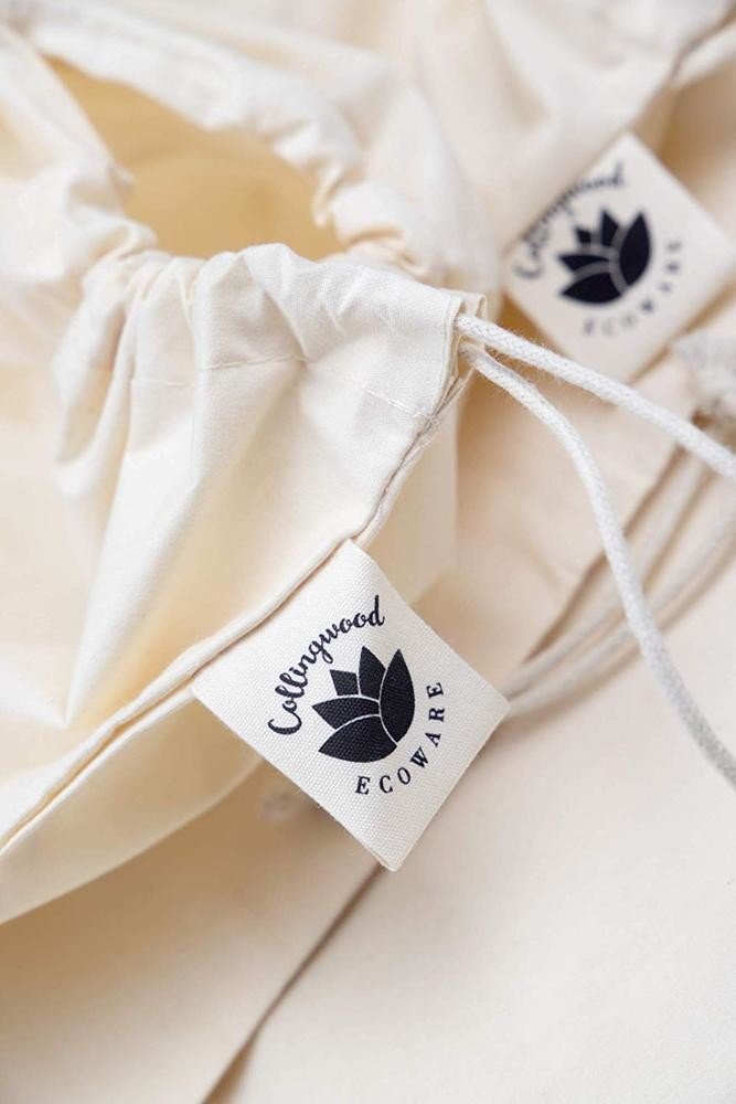 Строки сатинировки экранируют печать органической сумки Drawstring хлеба хлопка