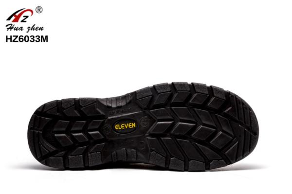 Action Suede Leather PU Sole Safety Shoes Heat Resistant With Steel Toe Cap