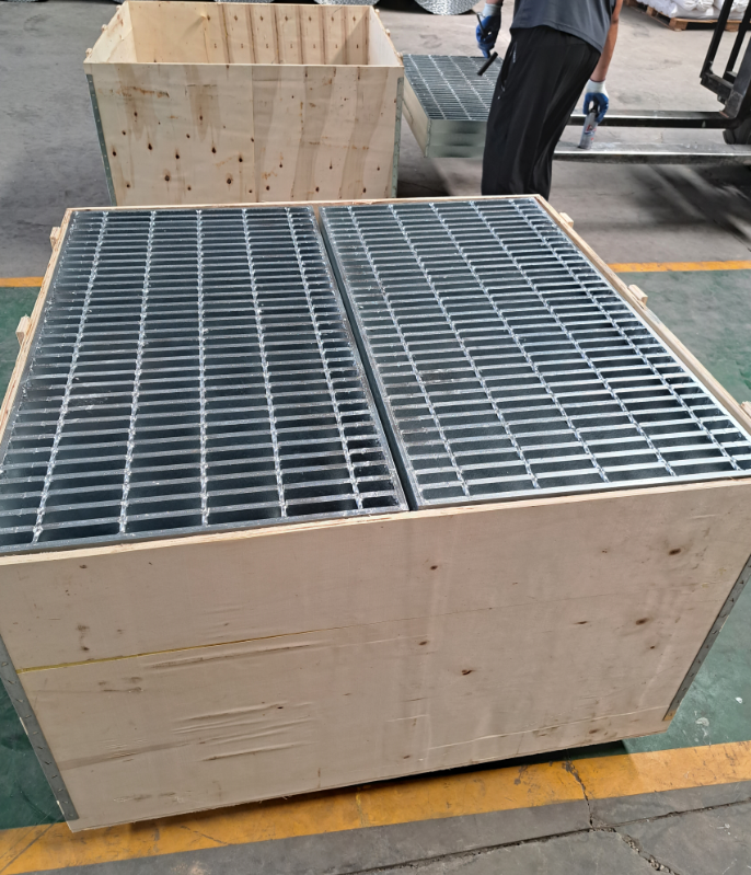 70mm Green Steel Bar Grating for Wall Safety Protection