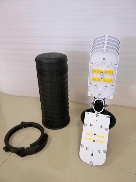 O cerco 144 da junção do fechamento da tala da fibra ótica de Cierres de empalme retira o núcleo de 1 4 que oval o círculo move o cerco IP68 de emenda