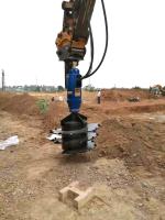 Herramienta de excavación de la alta tierra hidráulica del esfuerzo de torsión con la gama de velocidad 44-98 RPM y 511-1 N.m