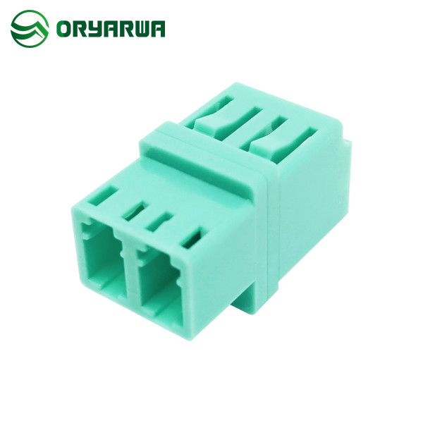 Материал ISO9001 переходника многорежимного волокна Flangeless RJ45 LC пластиковый