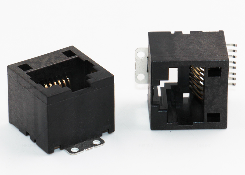 Черная расквартировывая раковина вертикального соединителя РДЖ45 не- защищая для эпицентров деятельности/маршрутизатора