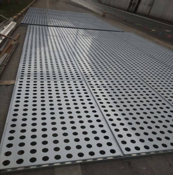 Architectural Perforated Wire Mesh Panel For Façade Cladding And Sun Control