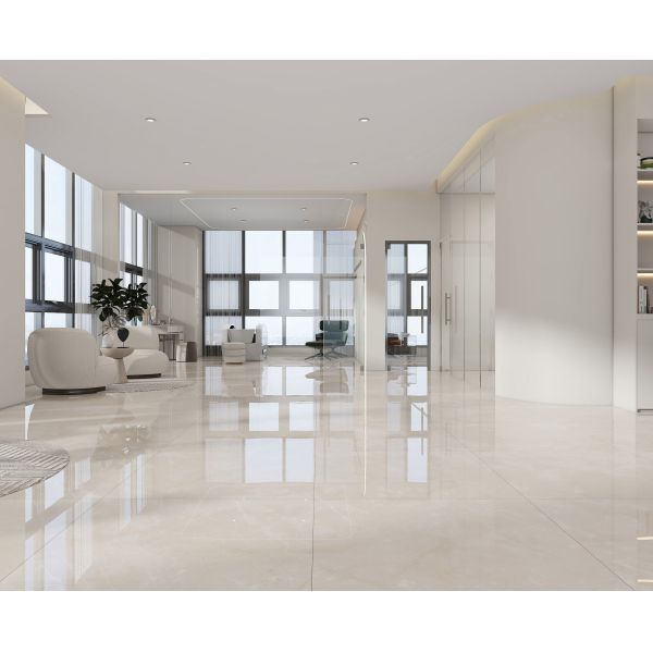 Elegant and Firebrick Marble 1000x1000mm Porcelain Glazed Polished Tiles For Building and Living Room Light Yellow