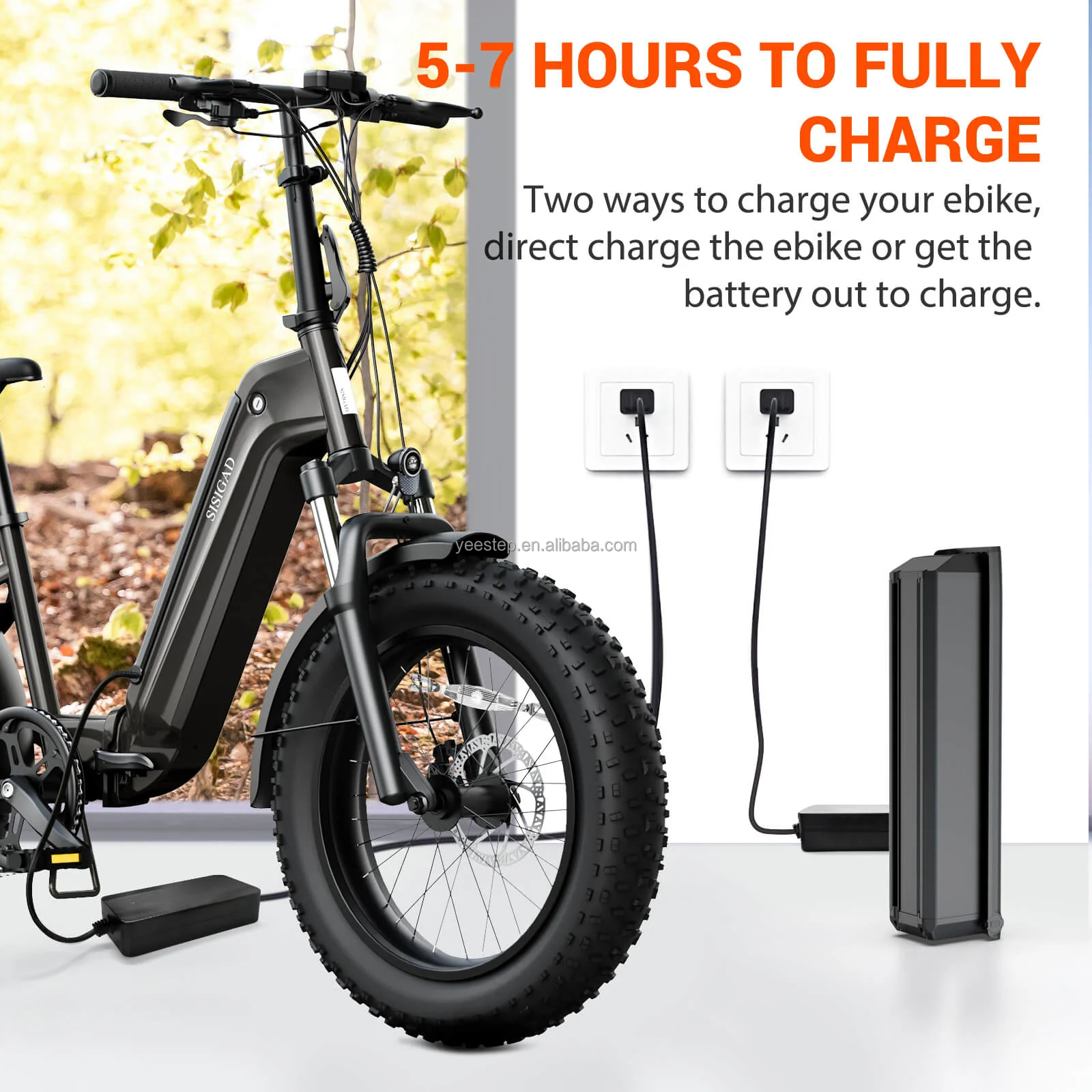 Electric Folding Bike 48V 750W 20x4.0 Fat Tire E-bike Lockable Suspension Urban Foldable Bicycle
