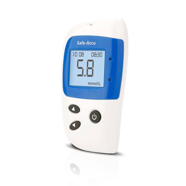 FAD-GDH Enzyme Blood Glucose Meter  Home Glucose Monitoring System CV＜6% Anti Interference Strip