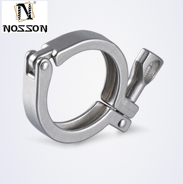 High Strength Stainless Steel Tri Clamp for Heavy Duty High Pressure Equipment Pipe DIN Standard 304/316 Material