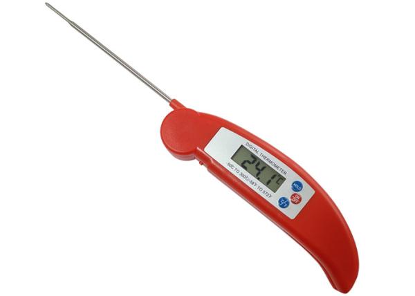 Kitchen LCD Digital Food Thermometer Stainless Steel Probe For BBQ Oven / Grill Smoker