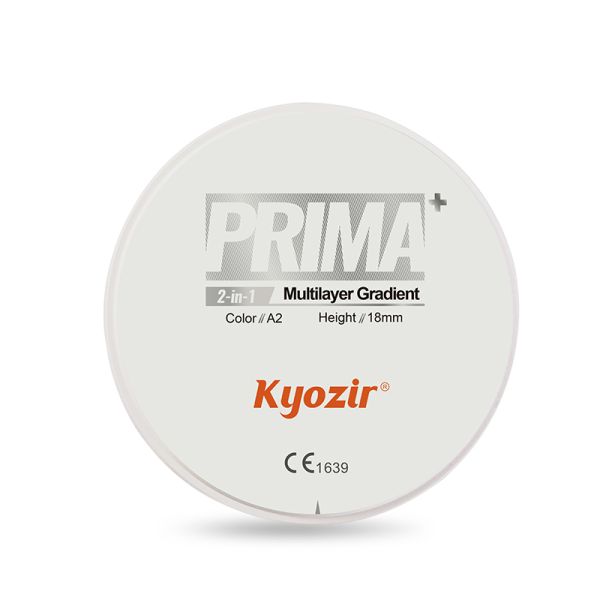 PRO-ML PRIMA+ 2 in 1 Dental Zirconia Disc Fusion Multilayer Ultra Gradient Aesthetics