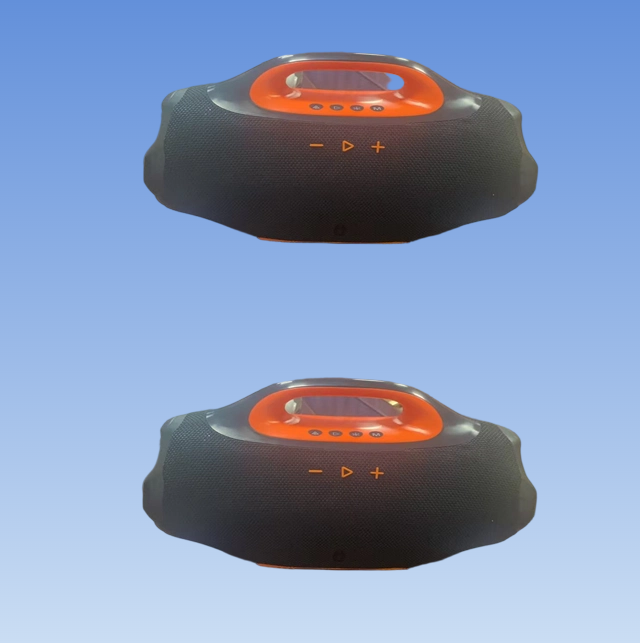 20W Dual Speaker RGB Light Bluetooth Portable Bass Speaker Fabric