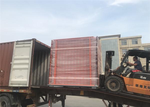 Powder Coated Minimum 80 microns construction site temp fence panels 2.1mx2.4m