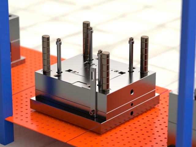 OEM / ODM: Cold Runner Injection Moulding & Medical Instrument Bottom Shell (1*2) No.23672-B.