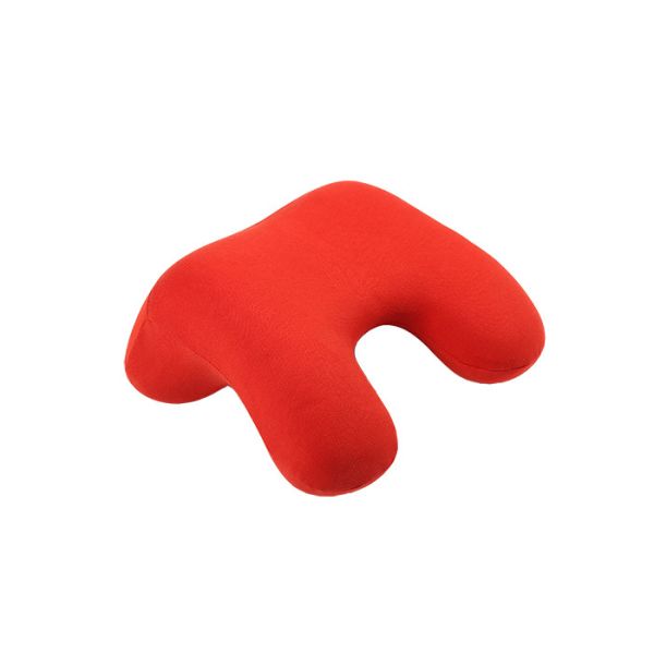 U Shaped Memory Foam Neck Pillow Cushion Cotton / Spandex Fabric Outer Cover