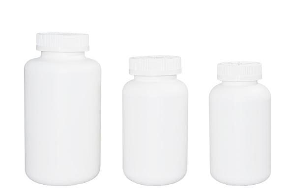 400g/500g/750g Saúde VC frasco HDPE frasco de remédio UKH17