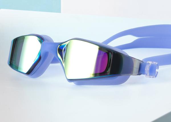 Customized Silicone Swimming Goggles for Adults Wide Vision Professional Swim Glasses with Anti-fog and UV Protection