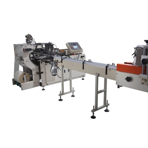 Automatic Pocket Tissue Machine 5.5KW Tissue Production Line 380V With Automatic Stacking System