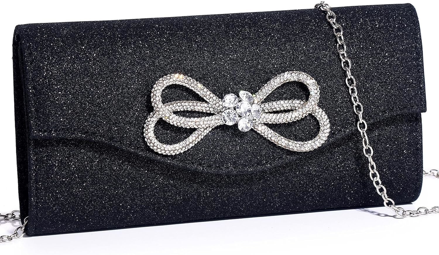 Женский вечерний рюкзак блестящий кристаллический лук клапан схватка сумочка для женщин свадебная вечеринка выпускной сумочка