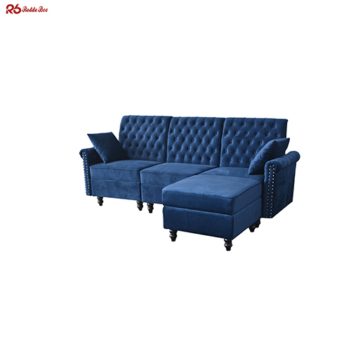 Minimalist Design Modular Saving Space Storage Fabric Sofa Sets Apartment Use