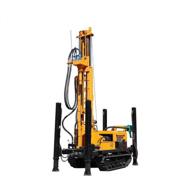 Máquina de perfuração rotativa a diesel Max.500m Profundidade 300mm Diâmetro de perfuração 10000 KG