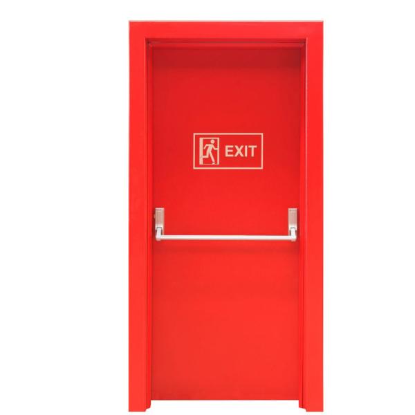 Galvanized Honeycomb 180° Swing Fireproof Steel Door
