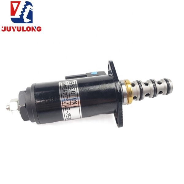 JUYULONG Hydraulic Pump Rotary Brake Solenoid Valve G24YB40 for Kobelco SK200 250 260-3-5-6 Construction Machinery Parts