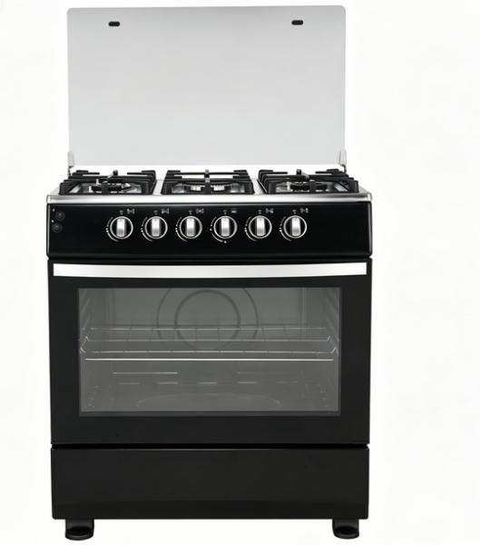 Highly Durable Commercial Gas Range Stove 5 Burner Cooker With Oven OEM ODM Factory