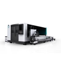 Découpeuse 2kw 3kw 4kw 6kw de laser de fibre de commande numérique par ordinateur en métal avec rotatoire