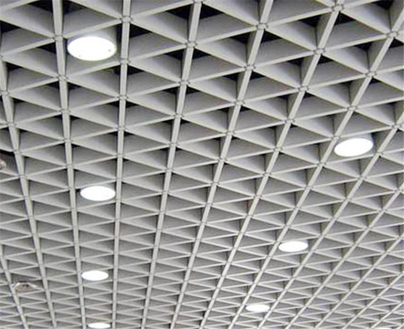 Треугольник формирует покрытие Akzo Nobel решетки потолка ширины 10mm алюминиевое