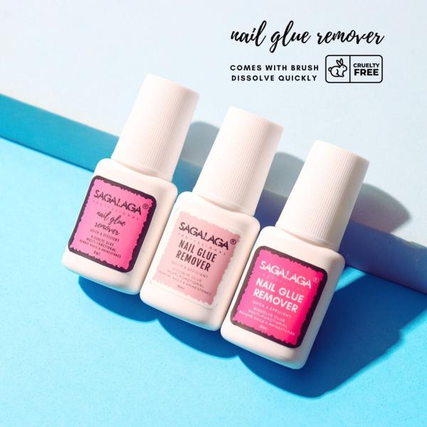 Best Nail Glue Remover for Fake Nails Wholesale Press on Nails Debonder Adhesives Remover Custom Logo 10ml