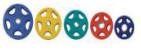 Commercial Metal Weight Plates , Weightlifting Bumper Plates With Rubber / Steel Material