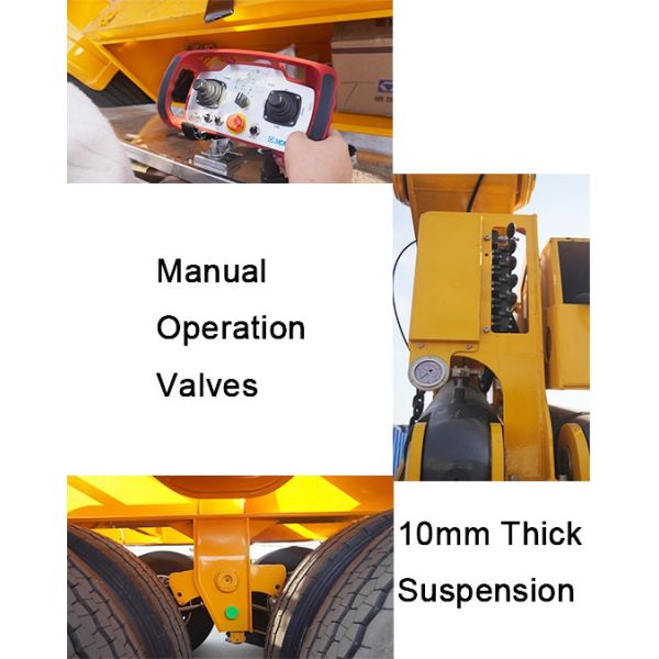TITAN 37 Tons Container Side Lifter Trailer for Sale