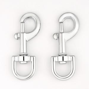 1/2 Inch Dog Collar Leash Clips 11mm Chrome Eye Bolt Snap Hook for Pet Leash