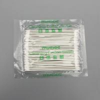 Écouvillon propre non pelucheux industriel de Cleanroom de tampon de coton de lentille de double astuce