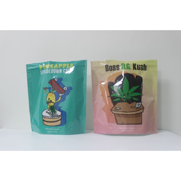 Глянцевая отделка Mylar ветвей мешки Малые стоящие цилиндр алюминиевая фольга Mylar мешки