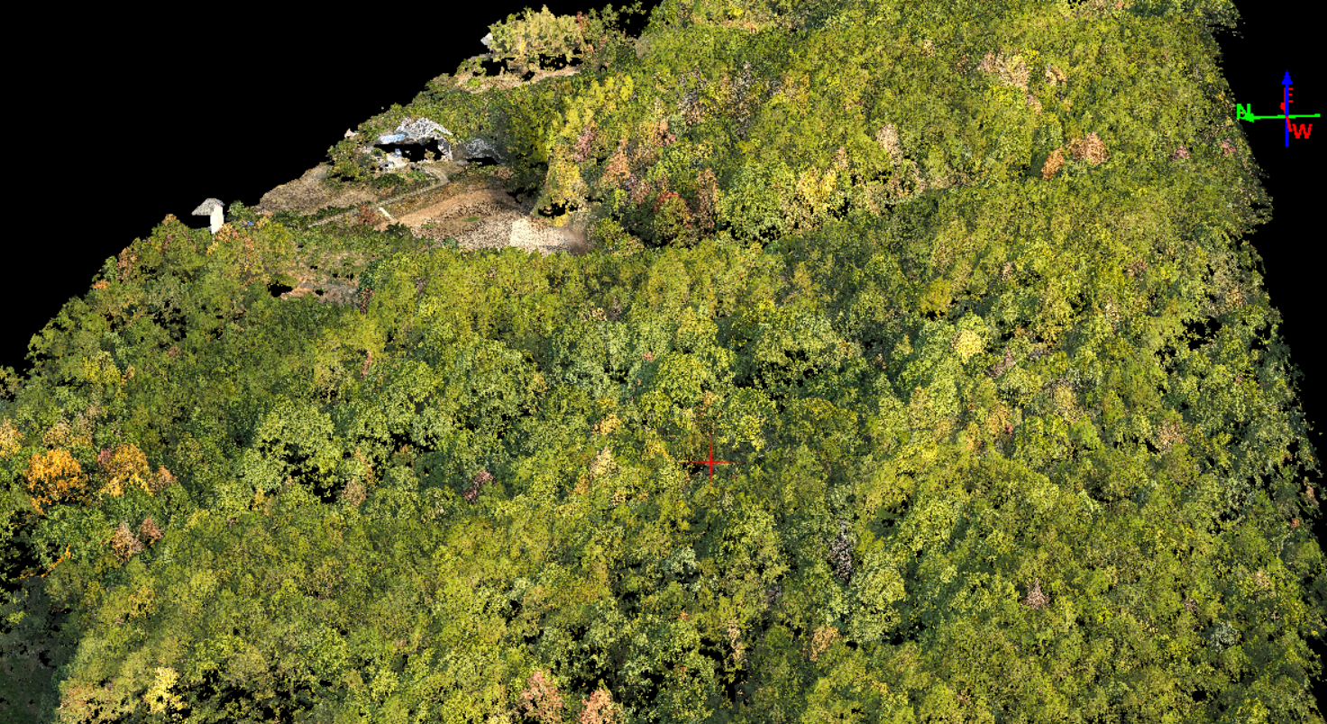 Geosun gAirHawk GS-100C LiDAR Scanning System Skyport DJI M300 Livox Avia Датчик Цветное облако точек