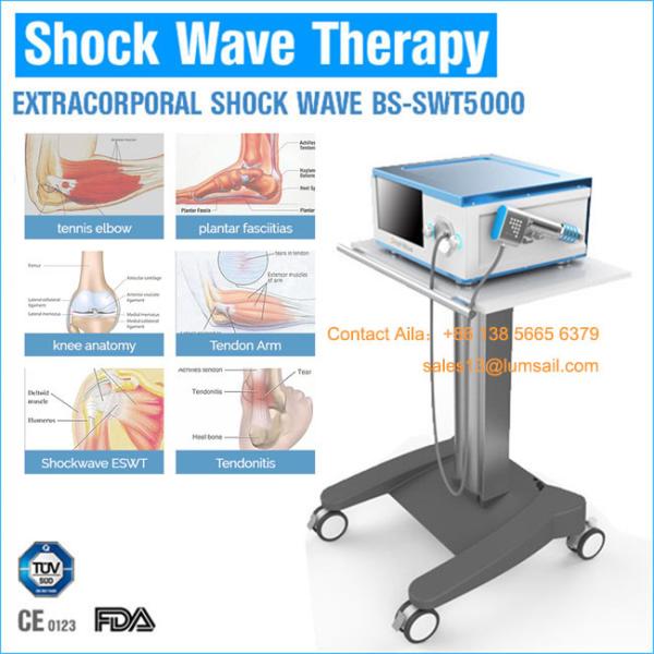 Physical therapy Lumsail BS-SWT5000 shock wave equipment to Stress fractures treatment