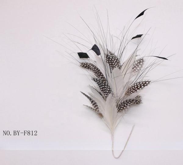 10x30cm Goose Feather Mounts Party Decor Guinea Fowl Peacock Feather Flowers