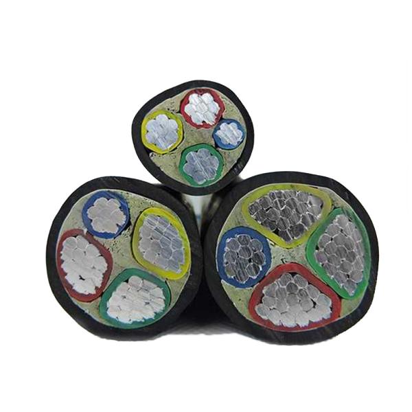 Direct Burial Aluminum Electrical Cable 4 Core 240mm Instrument Steel Wire
