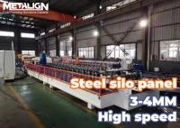 High Precision Grain Silo Roll Forming Machine With Adjustable Bending And Hydraulic Punching