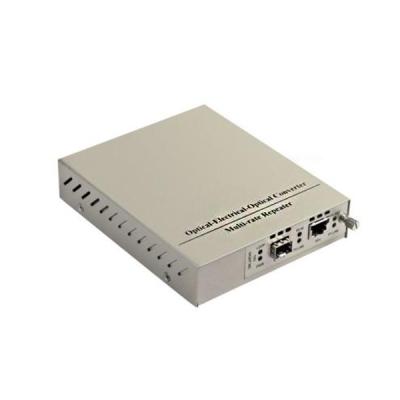 10G SFP+ / XFP Slot Fiber Optic Media Converter Support Loopback Test Function
