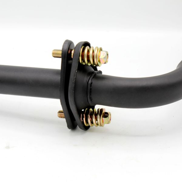Black Muffler Forward Bend for DAYANG Motorcycle Spare Parts Cargo Tricycle Rickshaw