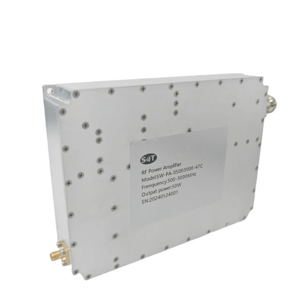 Amplificateur de puissance RF de conception robuste de 500 à 3000 MHz pour diverses applications à haute fréquence et à haute puissance
