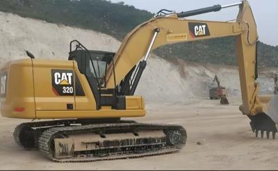 Amarelo Excavadora Cat320 usada 1,19m3 Capacidade de balde 22000KG Excavadora de segunda mão